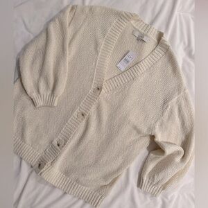 Loft V Neck Pocket Cardigan